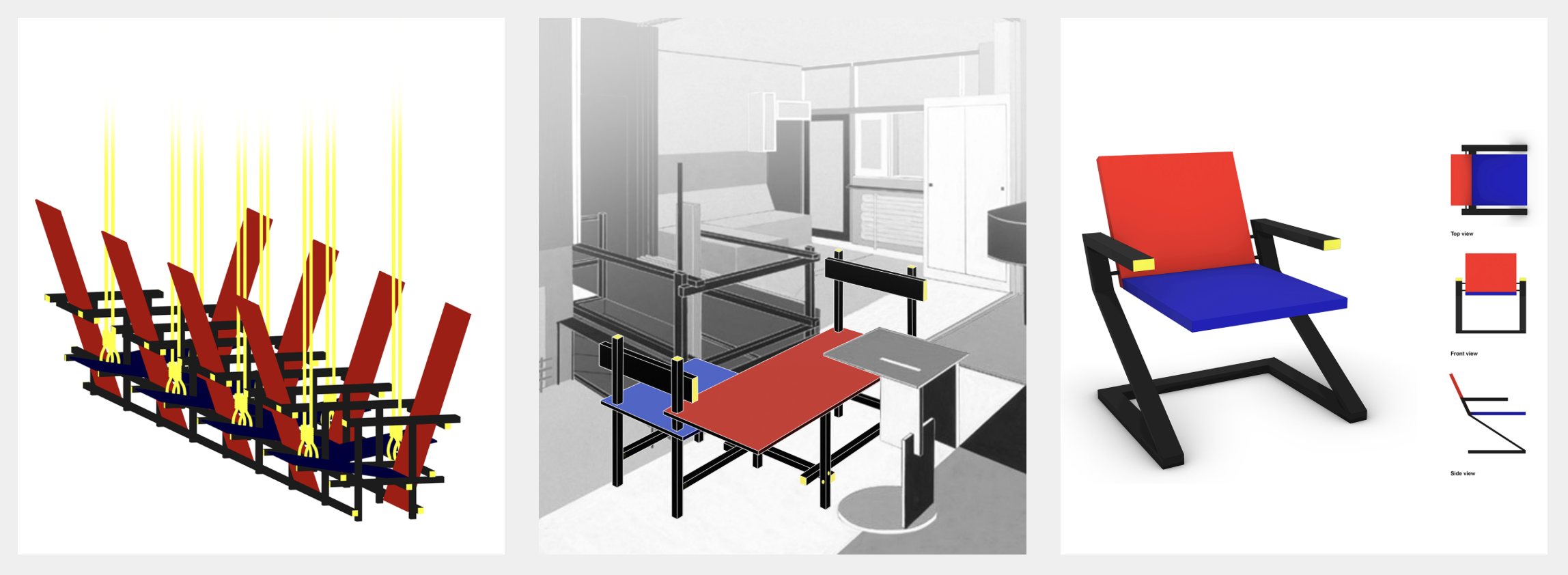 Redesign Rietveld Chairs Student Design Competition